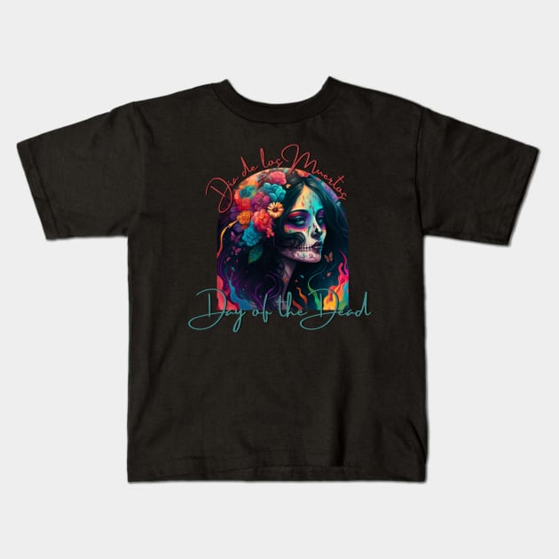 Rainbow Dead Day Kids T-Shirt by TheArtfulAllie